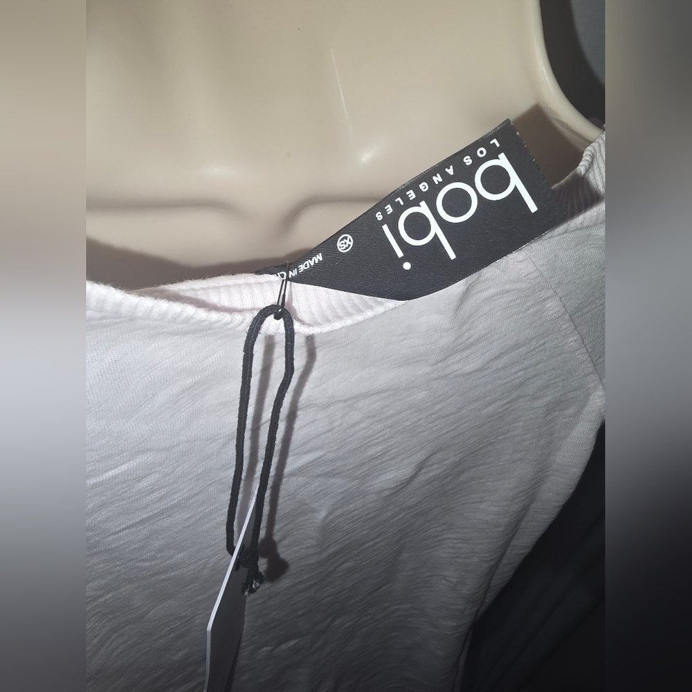 Bobi LA Pink Long Sleeve Ragland Tee, Size XS NWT - Picture 4 of 4